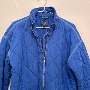 GAP Women’s Vibrant Blue Quilted Jacket